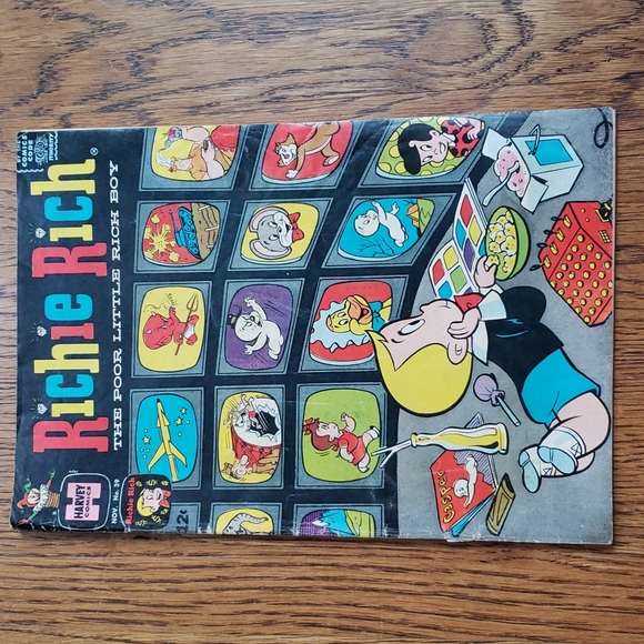Vintage 60s Richie Rich The Poor Little Rich Boy Vol. 1 No. 39 Harvey Comics - Picture 1 of 13